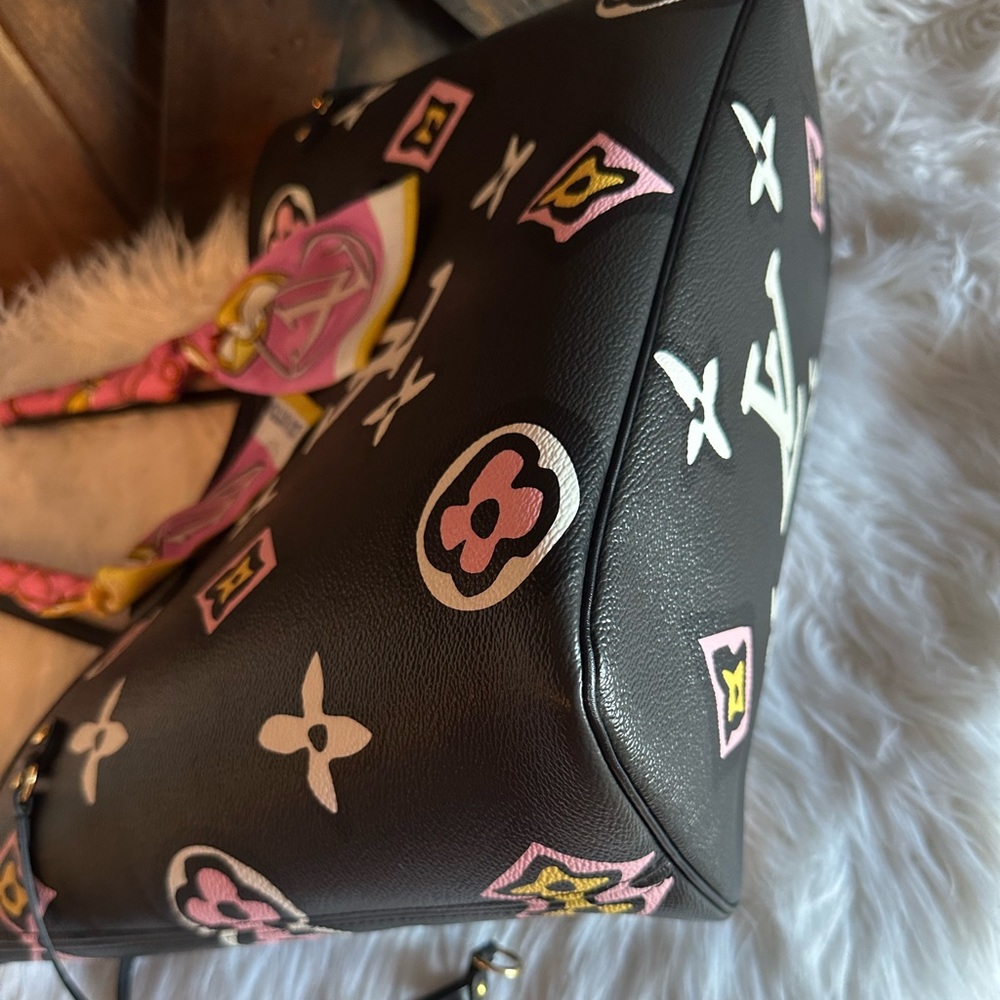 💖TRADE💖Limited Edition Louis Vuitton Wild at Heart Neverfull MM black - Picture 2 of 12